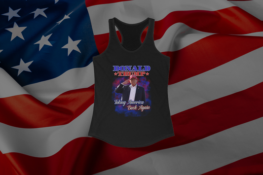 Donald Trump "Taking America Back Again" Women's Tank